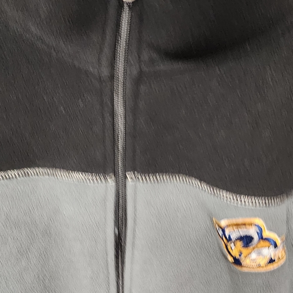 North and Acrux Adult Large Blue Mountain College Toppers Full Zip Fleece Jacket - Picture 4 of 9